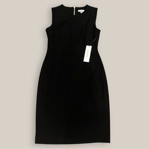 Calvin Klein size 8 NWT black below the knee dress.
